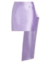 Simona Corsellini Woman Mini Skirt Lilac Size 8 Polyester In Purple