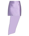 Simona Corsellini Woman Mini Skirt Lilac Size 8 Polyester In Purple