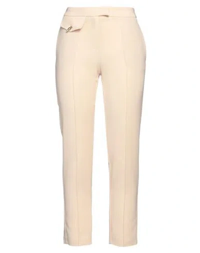 Simona Corsellini Woman Pants Apricot Size 8 Polyester, Elastane In Orange