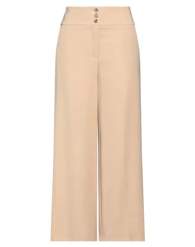 Simona Corsellini Woman Pants Beige Size 2 Polyester, Elastane