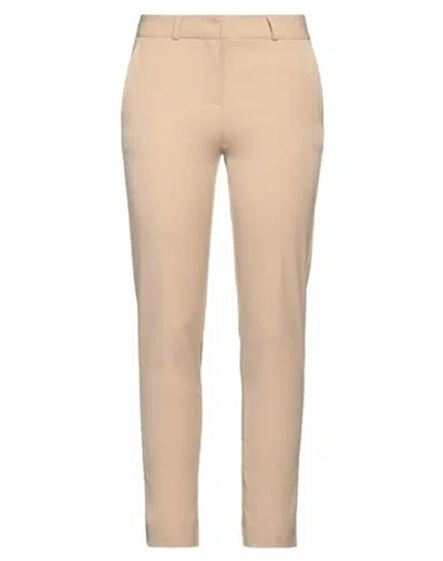 Simona Corsellini Woman Pants Beige Size 4 Polyester, Viscose, Elastane