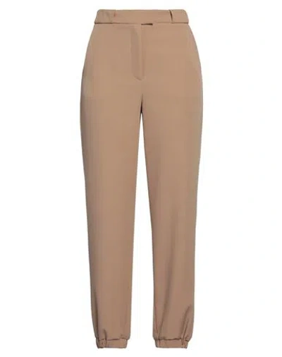 Simona Corsellini Woman Pants Beige Size 6 Polyester, Elastane