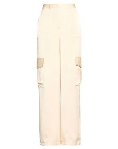 Simona Corsellini Woman Pants Beige Size 6 Polyester In Neutral