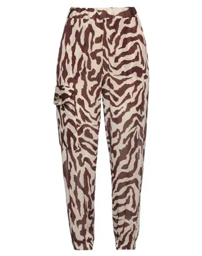 Simona Corsellini Woman Pants Beige Size 8 Polyester