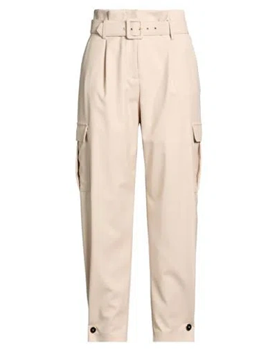 Simona Corsellini Woman Pants Beige Size 8 Polyester, Viscose, Elastane In Neutral