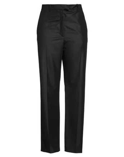 Simona Corsellini Woman Pants Black Size 10 Polyester, Viscose, Elastane In Black