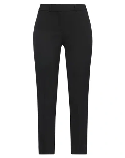 Simona Corsellini Woman Pants Black Size 12 Polyester, Viscose, Cotton, Elastane