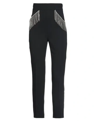 Simona Corsellini Woman Pants Black Size 8 Polyester