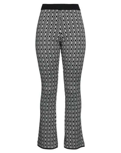 Simona Corsellini Woman Pants Black Size 4 Polyamide, Viscose, Wool, Metallic Fiber