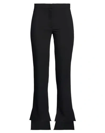 Simona Corsellini Woman Pants Black Size 4 Polyester, Viscose, Elastane