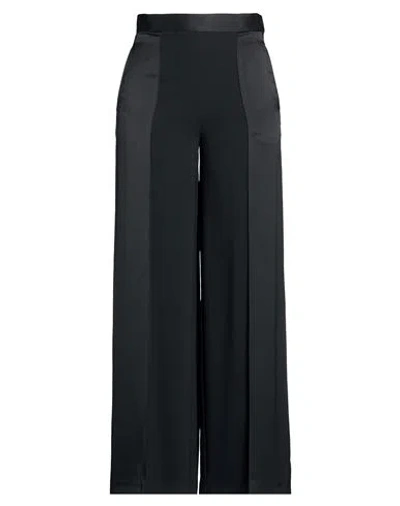 Simona Corsellini Woman Pants Black Size 8 Polyester