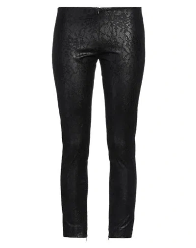 Simona Corsellini Woman Pants Black Size 8 Polyester, Polyurethane, Viscose, Polyamide, Elastane