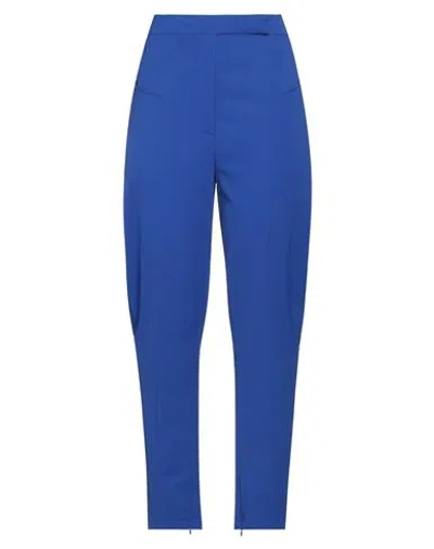 Simona Corsellini Woman Pants Bright Blue Size 8 Viscose, Elastane