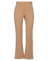 Simona Corsellini Flared Leg Trousers In Beige