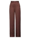 Simona Corsellini Woman Pants Chocolate Brown Size 6 Viscose