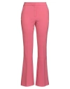 Simona Corsellini Woman Pants Coral Size 6 Polyester, Viscose, Cotton, Elastane In Red