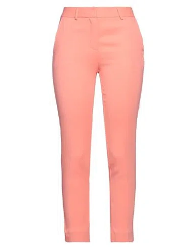 Simona Corsellini Woman Pants Coral Size 8 Polyester, Elastane In Red