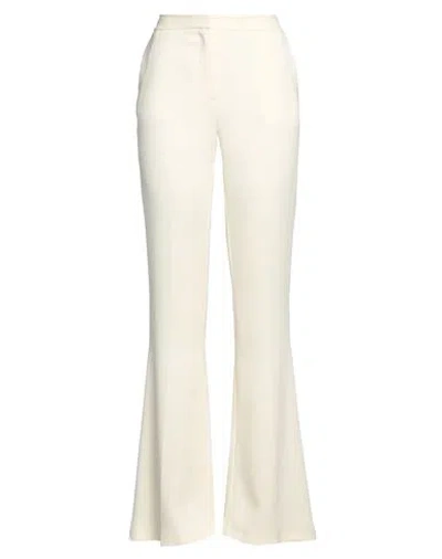 Simona Corsellini Woman Pants Cream Size 2 Viscose, Elastane In White