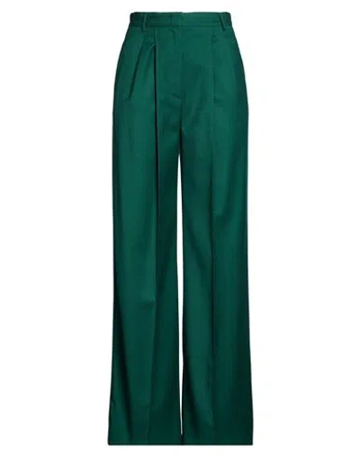 Simona Corsellini Woman Pants Dark Green Size 8 Polyester, Viscose, Elastane