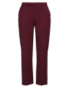 Simona Corsellini Woman Pants Plum Size 8 Polyester, Viscose, Cotton, Elastane In Purple