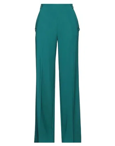 Simona Corsellini Woman Pants Deep Teal Size 8 Polyester, Elastane In Green