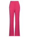 Simona Corsellini Woman Pants Fuchsia Size 6 Polyester, Viscose, Cotton, Elastane In Pink