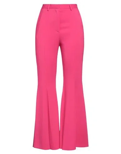 SIMONA CORSELLINI SIMONA CORSELLINI WOMAN PANTS FUCHSIA SIZE 6 VISCOSE, ELASTANE