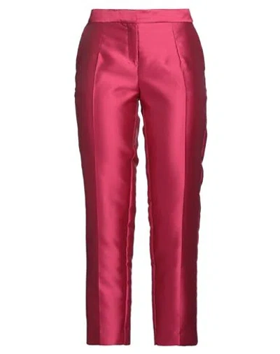 Simona Corsellini Woman Pants Fuchsia Size 8 Polyester In Pink
