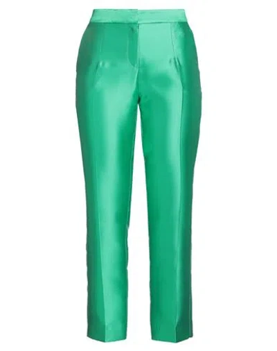 Simona Corsellini Woman Pants Green Size 10 Polyester