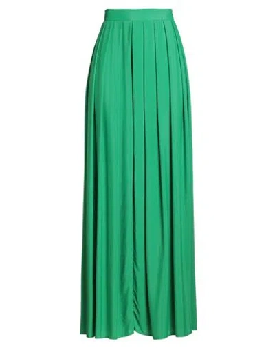 Simona Corsellini Woman Pants Green Size 6 Acetate, Silk