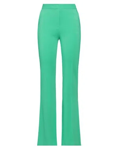 Simona Corsellini Woman Pants Green Size 8 Viscose, Elastane