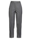 Simona Corsellini Woman Pants Grey Size 4 Polyester, Viscose In Gray