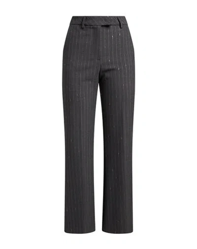 Simona Corsellini Woman Pants Grey Size 4 Polyester, Wool, Elastane In Gray