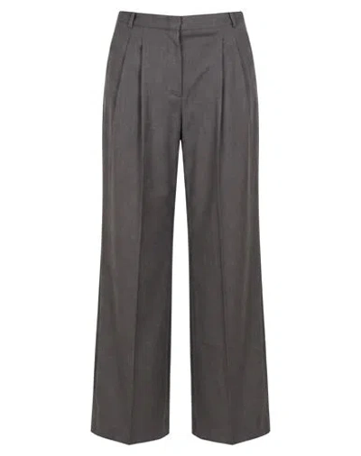 Simona Corsellini Woman Pants Grey Size 8 Polyester, Viscose, Elastane In Gray