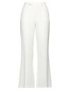 Simona Corsellini Woman Pants Ivory Size 4 Polyester, Elastane In White
