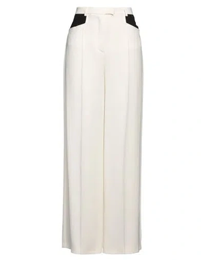 Simona Corsellini Woman Pants Ivory Size 6 Polyester, Elastane In White