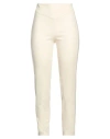 Simona Corsellini Woman Pants Ivory Size 8 Polyester, Elastane In White