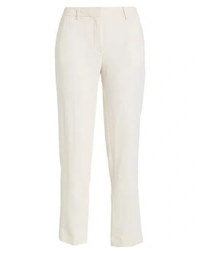 SIMONA CORSELLINI SIMONA CORSELLINI WOMAN PANTS IVORY SIZE 8 VISCOSE, ELASTANE