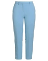 Simona Corsellini Woman Pants Light Blue Size 12 Polyester, Viscose, Cotton, Elastane