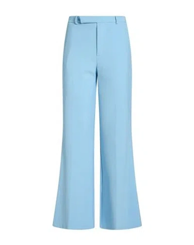 Simona Corsellini Woman Pants Light Blue Size 4 Polyester, Viscose, Cotton, Elastane