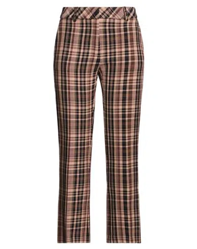 Simona Corsellini Woman Pants Light Brown Size 4 Polyester, Viscose, Elastane