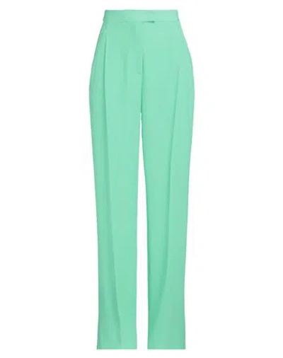 Simona Corsellini Woman Pants Light Green Size 10 Polyester, Elastane