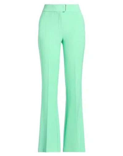 Simona Corsellini Woman Pants Light Green Size 6 Polyester, Elastane