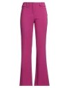 Simona Corsellini Woman Pants Magenta Size 8 Polyester, Elastane