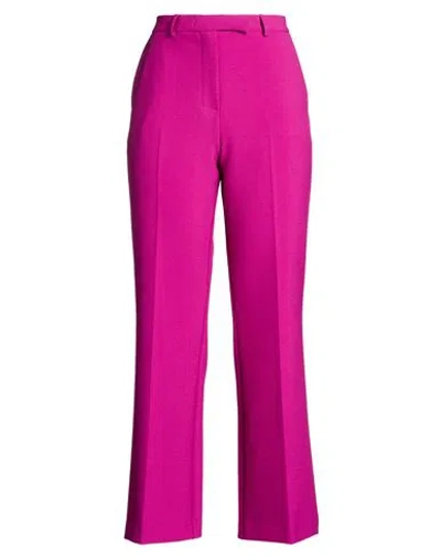 Simona Corsellini Woman Pants Mauve Size 2 Polyester, Viscose, Cotton, Elastane In Purple