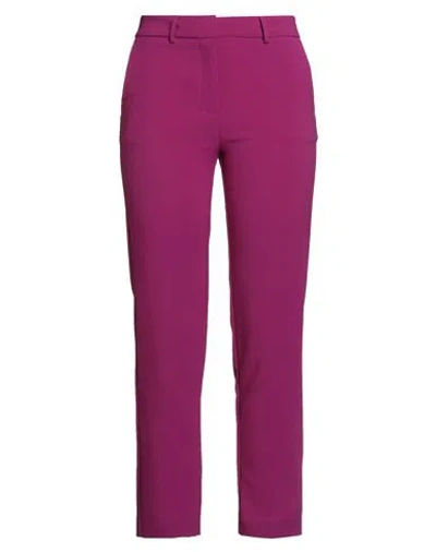 Simona Corsellini Woman Pants Mauve Size 4 Polyester, Elastane In Purple
