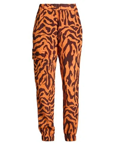 Simona Corsellini Woman Pants Orange Size 2 Polyester