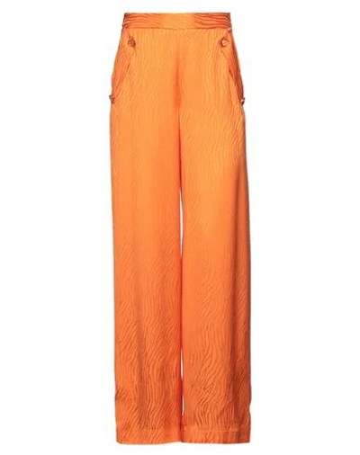Simona Corsellini Woman Pants Orange Size 6 Viscose