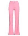 Simona Corsellini Woman Pants Pink Size 10 Polyester, Elastane In Pink