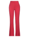 Simona Corsellini Woman Pants Red Size 2 Polyester, Viscose, Cotton, Elastane